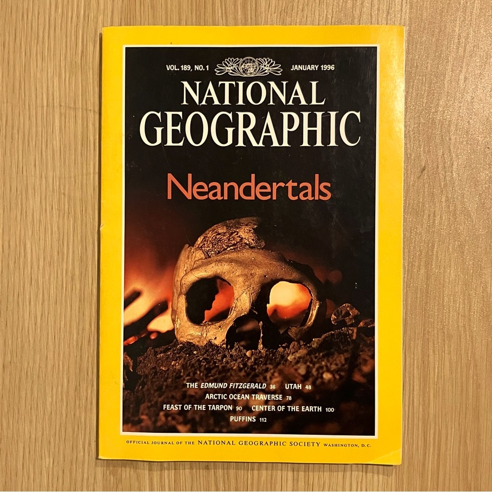 National Geographic Magazine Vol. 189, No. 1, January 1996